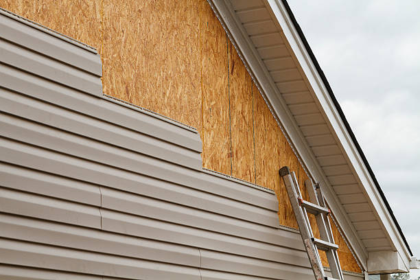 Professional Siding Repair technician working in Masury, OH